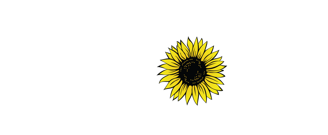 Sunflower Funeral Planning Logo in White